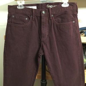 GAP - 1969 Slim jeans - burgundy/maroon/purple